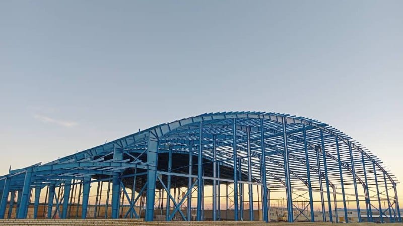 ساخت اسکلت فلزی ایمن و مقاوم مشهد