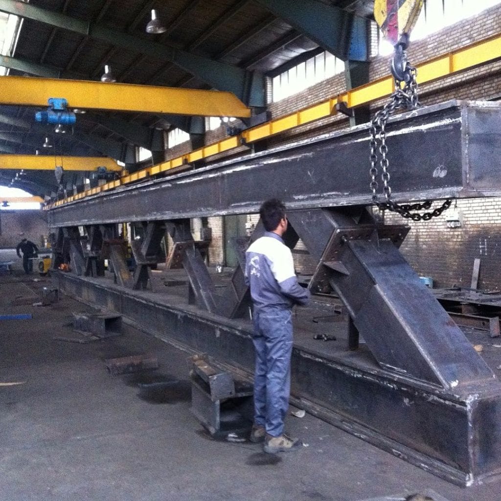 خط تولید اسکلت فلزی