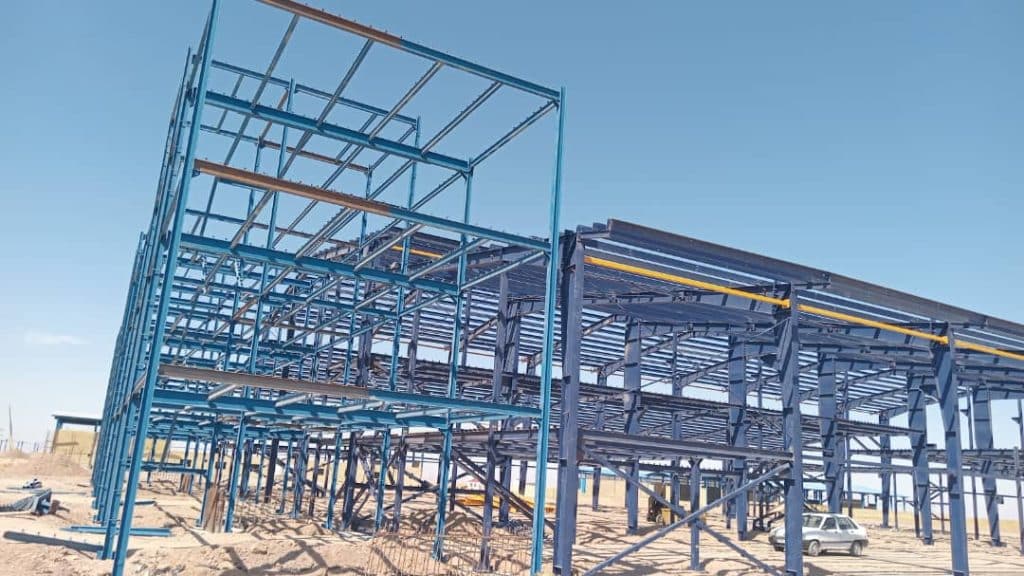 ساخت اسکلت فلزی در سبزوار