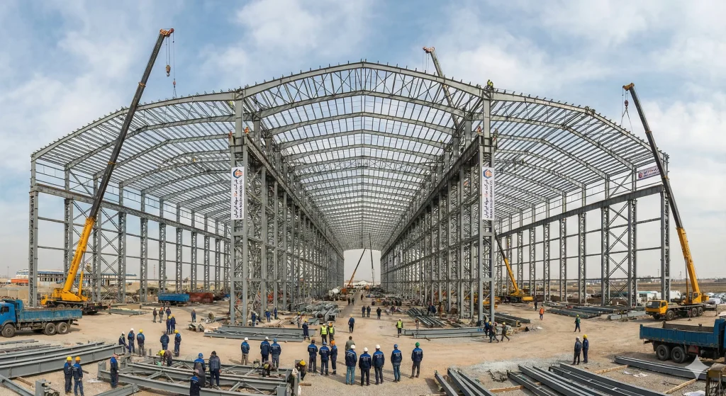 ساخت سوله و اسکلت فلزی در خراسان شمالی